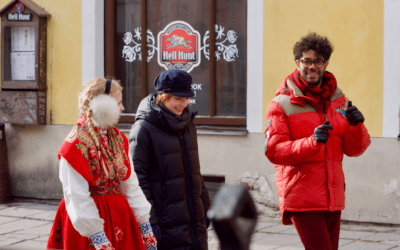 Richard Ayoade Touring in Tallinn with EstAdventures